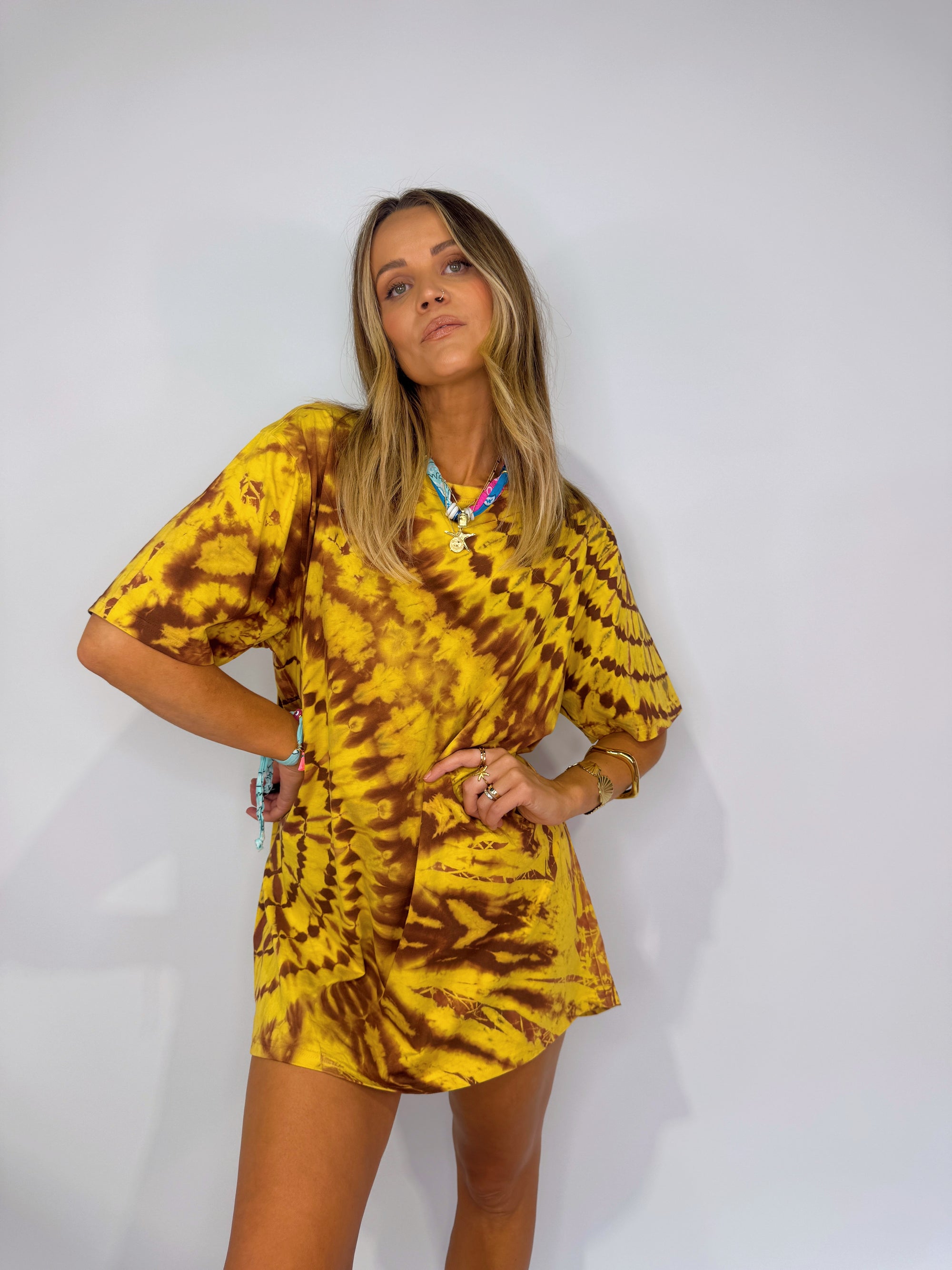 Tee Dress ~ Honeycomb - Only Lovers Left