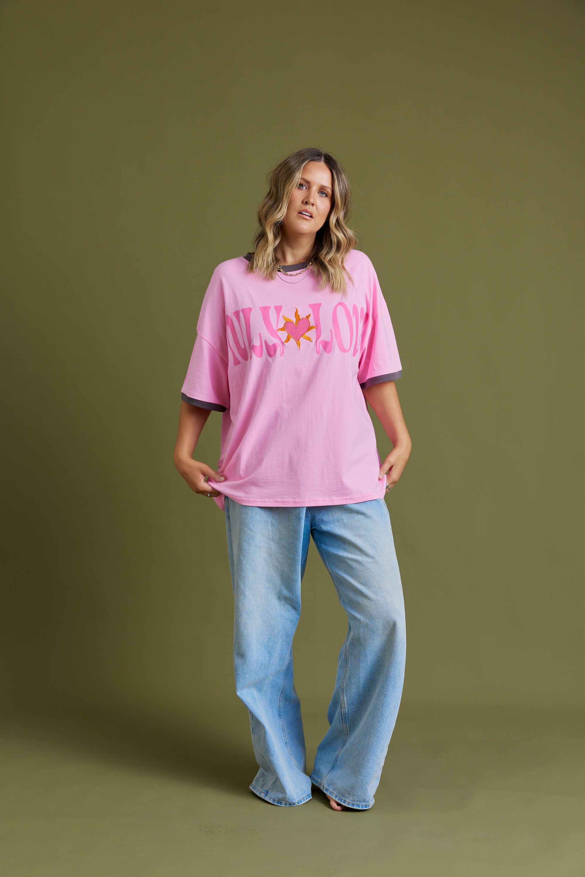 (WS) Only Love Tee ~ Pink - Only Lovers Left