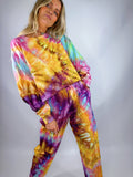 Crop Jumper - Size XL/2XL (Retro Rainbow)