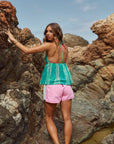 Sun Honey Halter Top ~ Sea Glass - Only Lovers Left