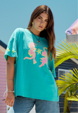 Tiger Tee - Teal