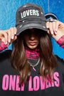 Very Cool Distressed Cap - Washed Black ~ PRE ORDER - Only Lovers Left