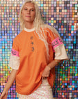 Sea Shell Motel Oversized Tee ~ Papaya - Only Lovers Left