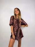 Tee Dress ~ Peach Lava - Only Lovers Left