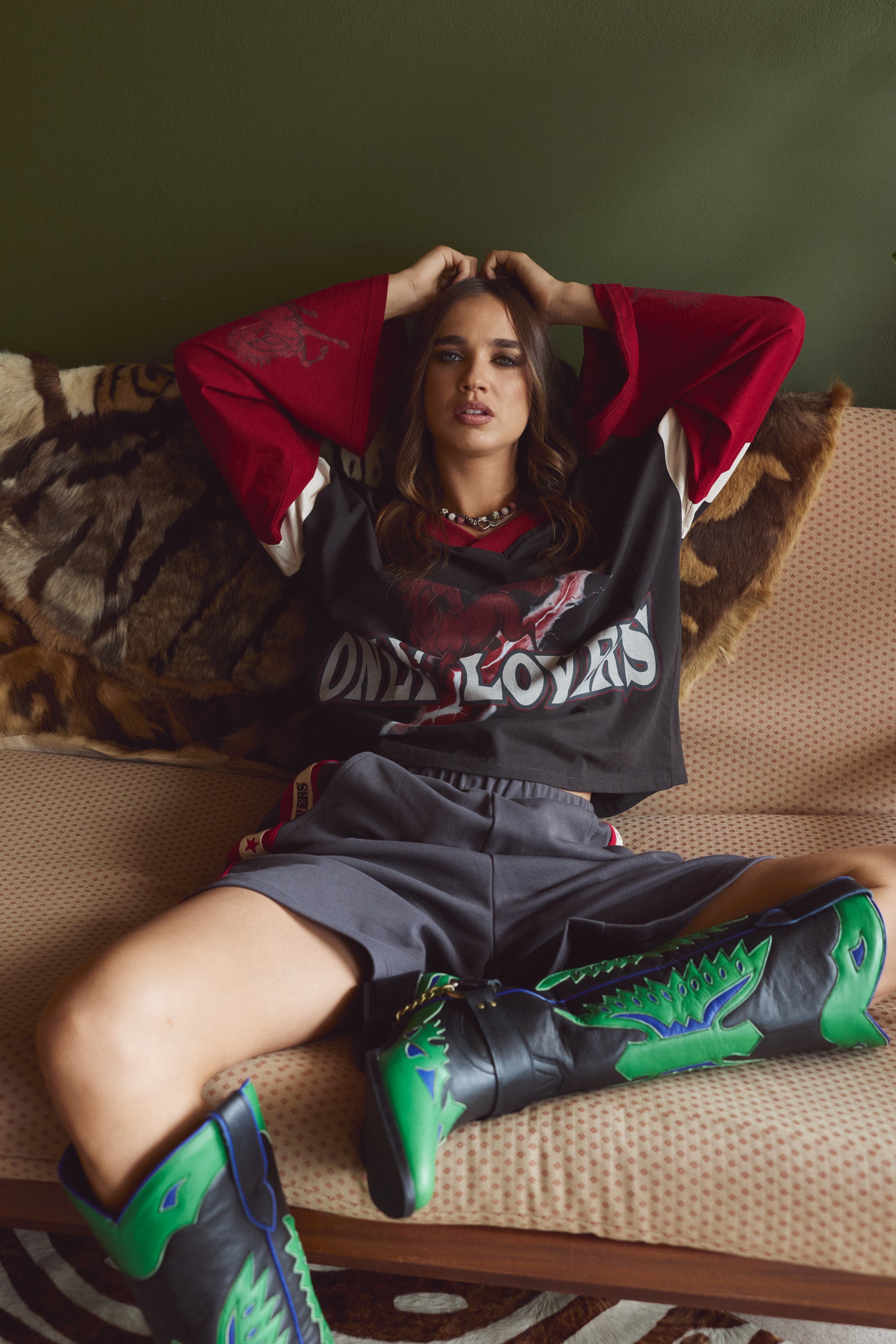 (WS) Mustang Boxy Long Sleeve Tee - Only Lovers Left