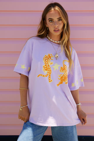 Tiger Tee - Lilac