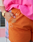 Shell Club Boxer Shorts ~ Papaya - Only Lovers Left