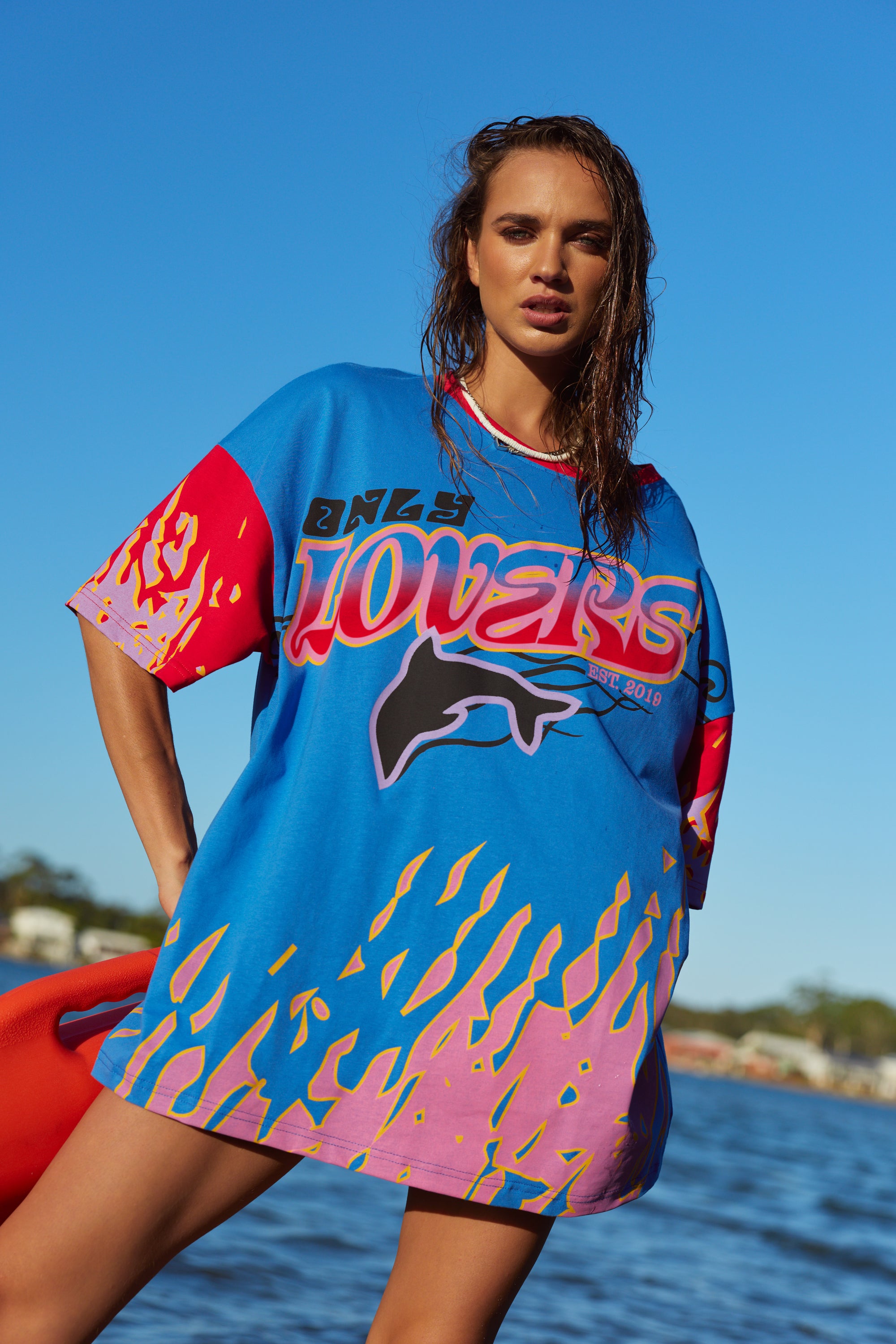 Wave Racer Tee ~ Cobalt - Only Lovers Left