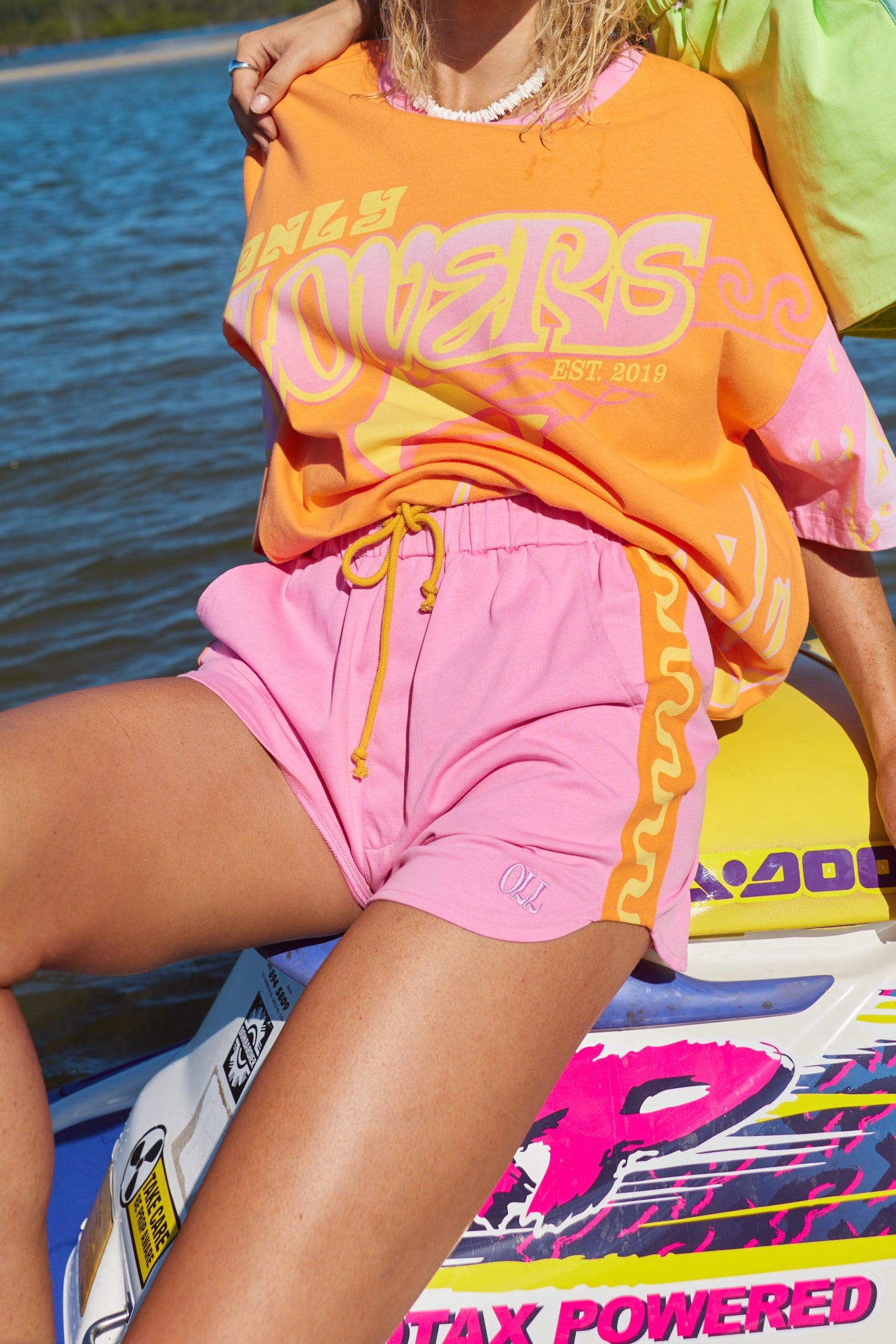 (WS) Wave Racer Shorts ~ Pink - Only Lovers Left