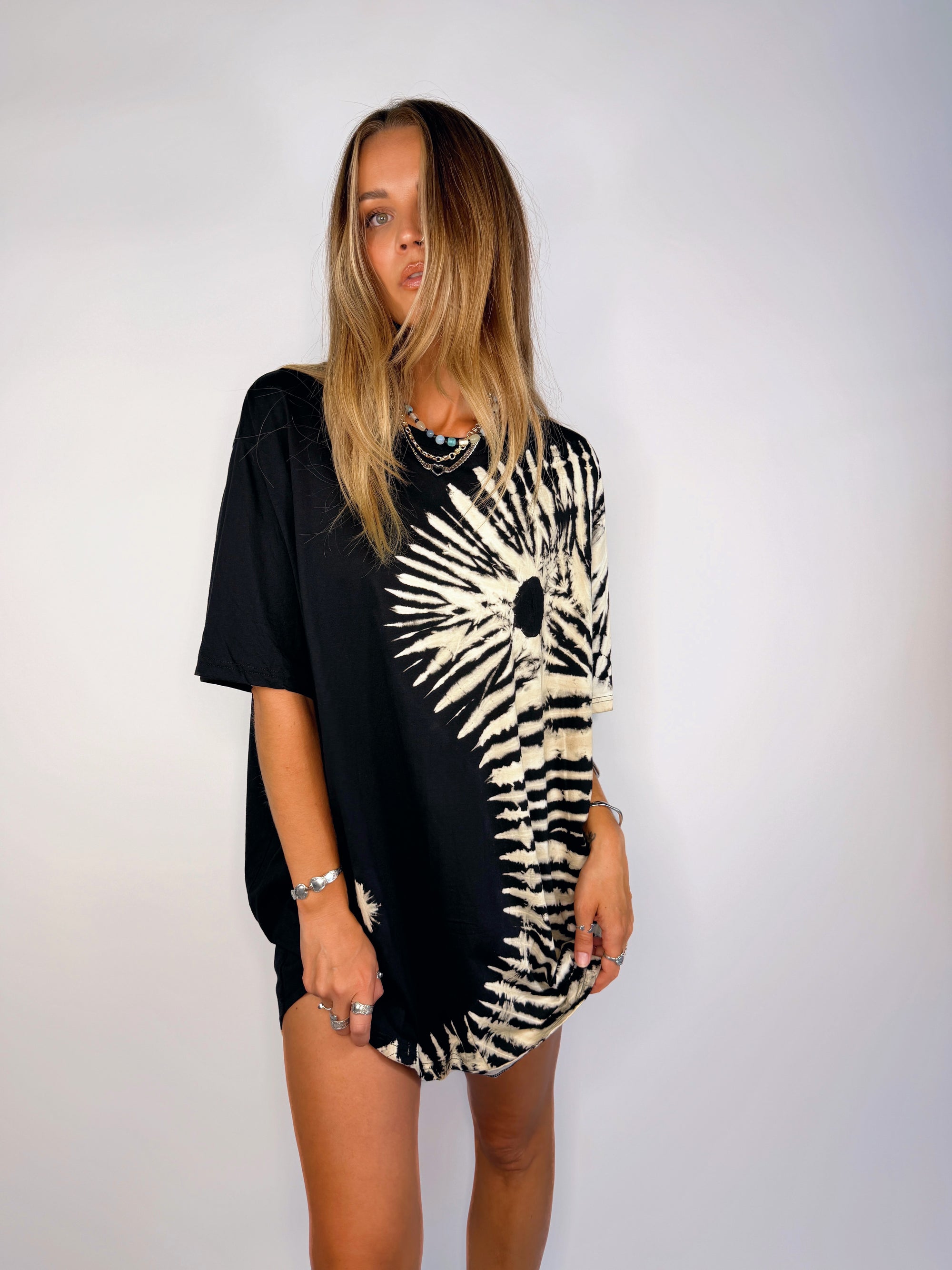 Tee Dress ~ Stone Yin Yang - Only Lovers Left