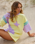 Yin Yang Tee Dress ~ Lemon Orchid - Only Lovers Left