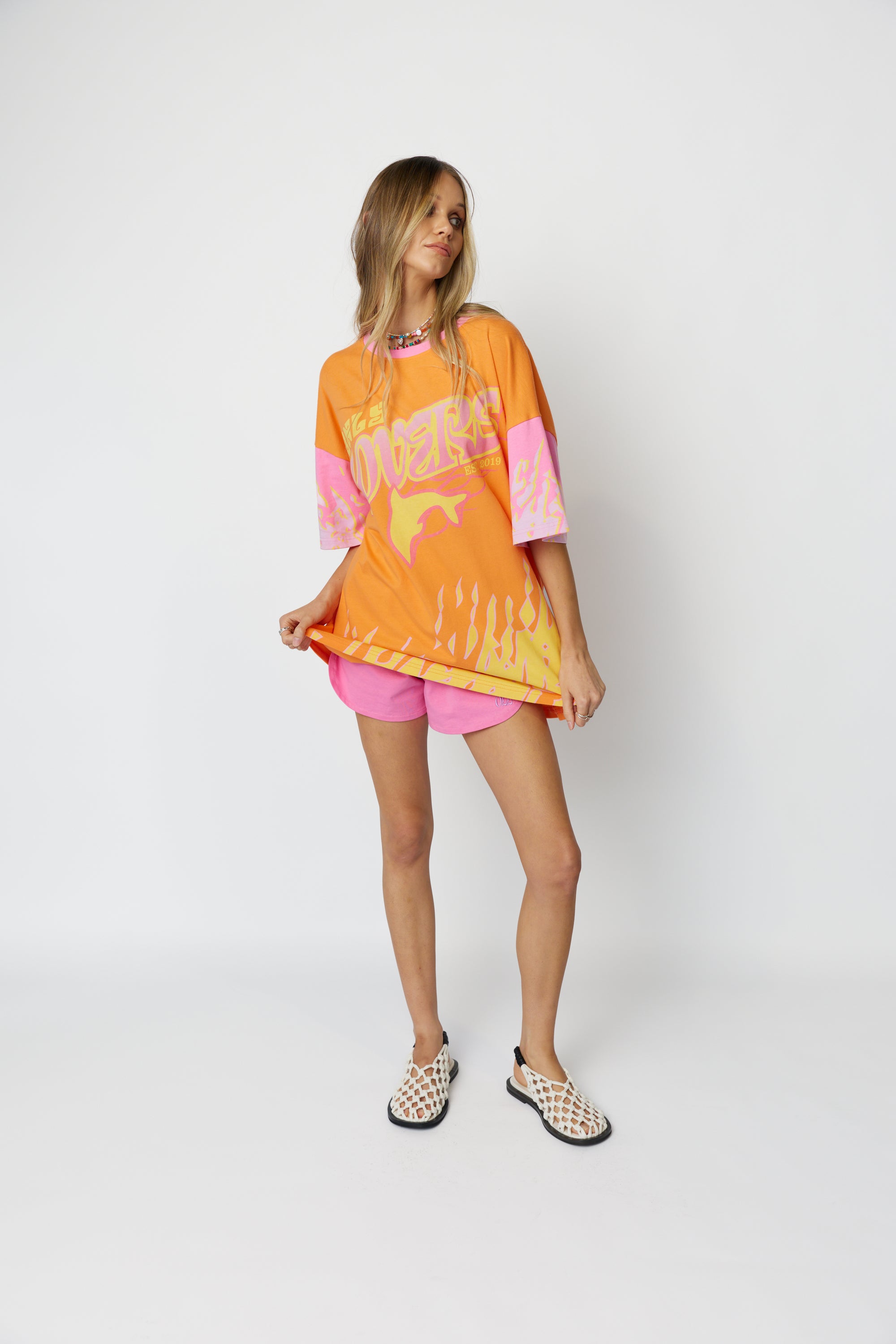 Wave Racer Tee ~ Coral - Only Lovers Left