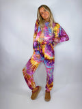 Crop Jumper - Size XL/2XL (Retro Rainbow)