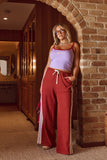 Surf League Lounge Pants - Burgundy