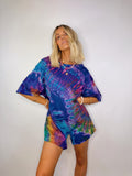 Tee Playsuit - Sapphire Rainbow