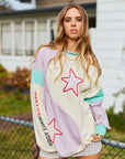Yin Yang Long Sleeve Tee ~ Lilac Aqua - Only Lovers Left