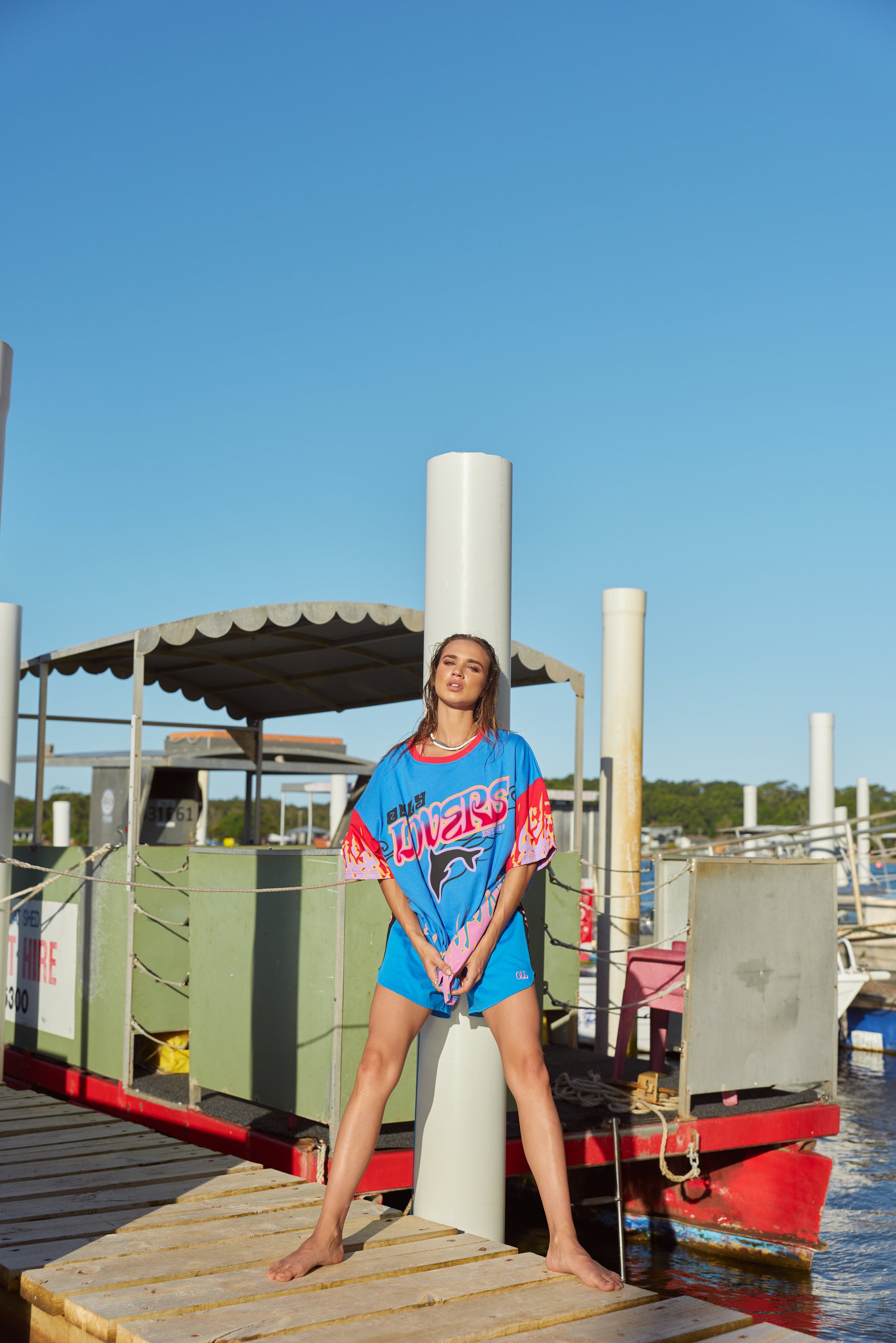 Wave Racer Tee ~ Cobalt - Only Lovers Left