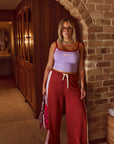 Surf League Lounge Pants - Burgundy - Only Lovers Left