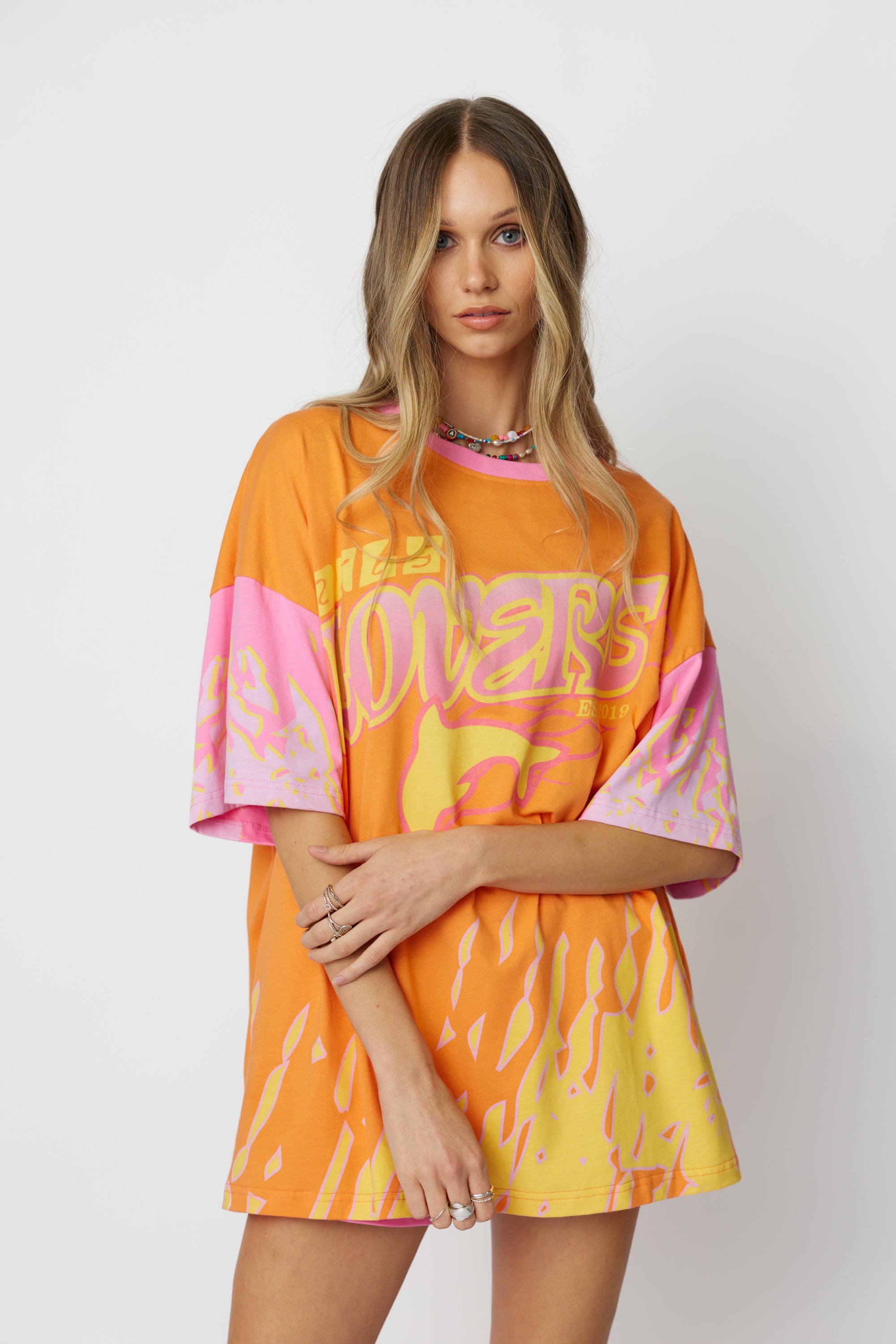 Wave Racer Tee ~ Coral - Only Lovers Left