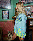 Moto Long Sleeve Tee - Blue Haze  - Pre Order (Shipping next week)