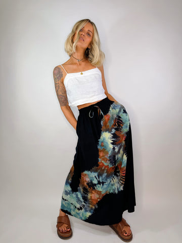 Draw String Maxi Skirt - S/M