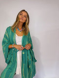 Mid Length Kimono ~ Sea Glass