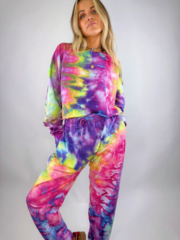 Crop Jumper - Size XL/2XL (New Rainbow)