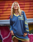 ‘The Roses’ Tee Dress - Avalon