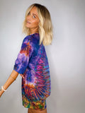 Tee Playsuit - Sapphire Rainbow