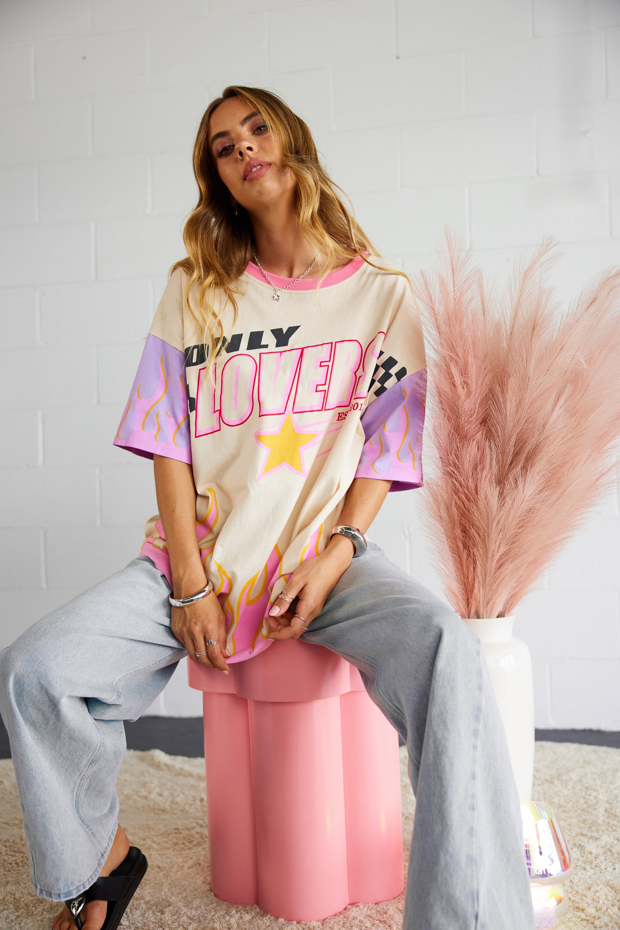 Moto Tee - Cream - Only Lovers Left