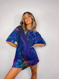 Tee Dress ~ Sapphire Rainbow