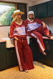 Surf League Jersey - Burgundy