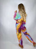 Crop Jumper - Size XL/2XL (Retro Rainbow)