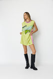 Wave Racer Tank Dress ~ Chartreuse - Only Lovers Left