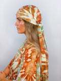 70's Head Scarf (Rose Garden)