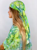 70's Head Scarf (Lime)