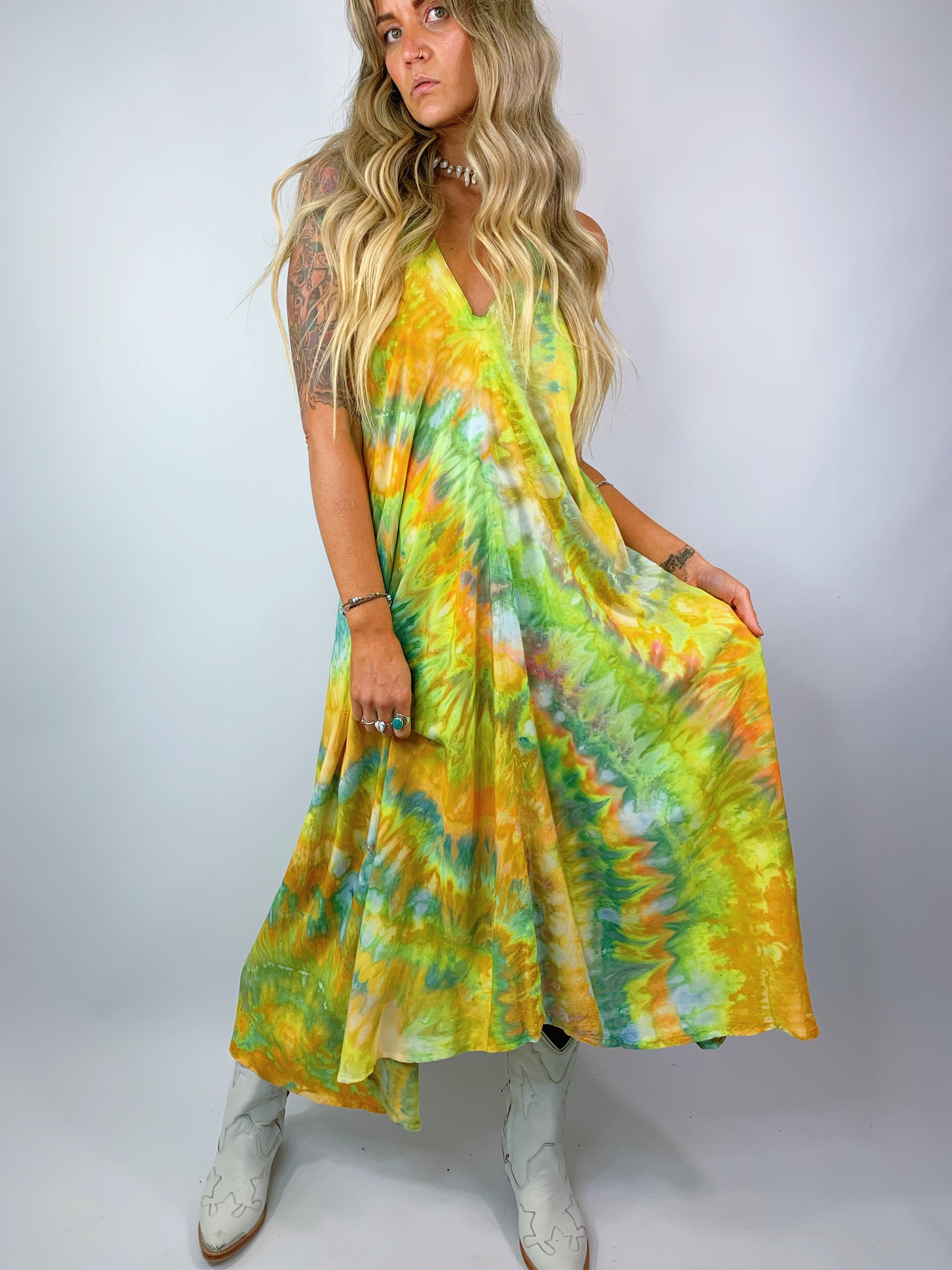 70's Halter Dress  Only Lovers Left